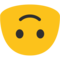 Upside-Down Face emoji on Google